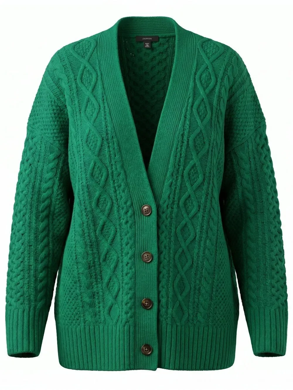 J. Crew Oversized Cable Knit Stretch Cardigan Alpaca Wool XXL